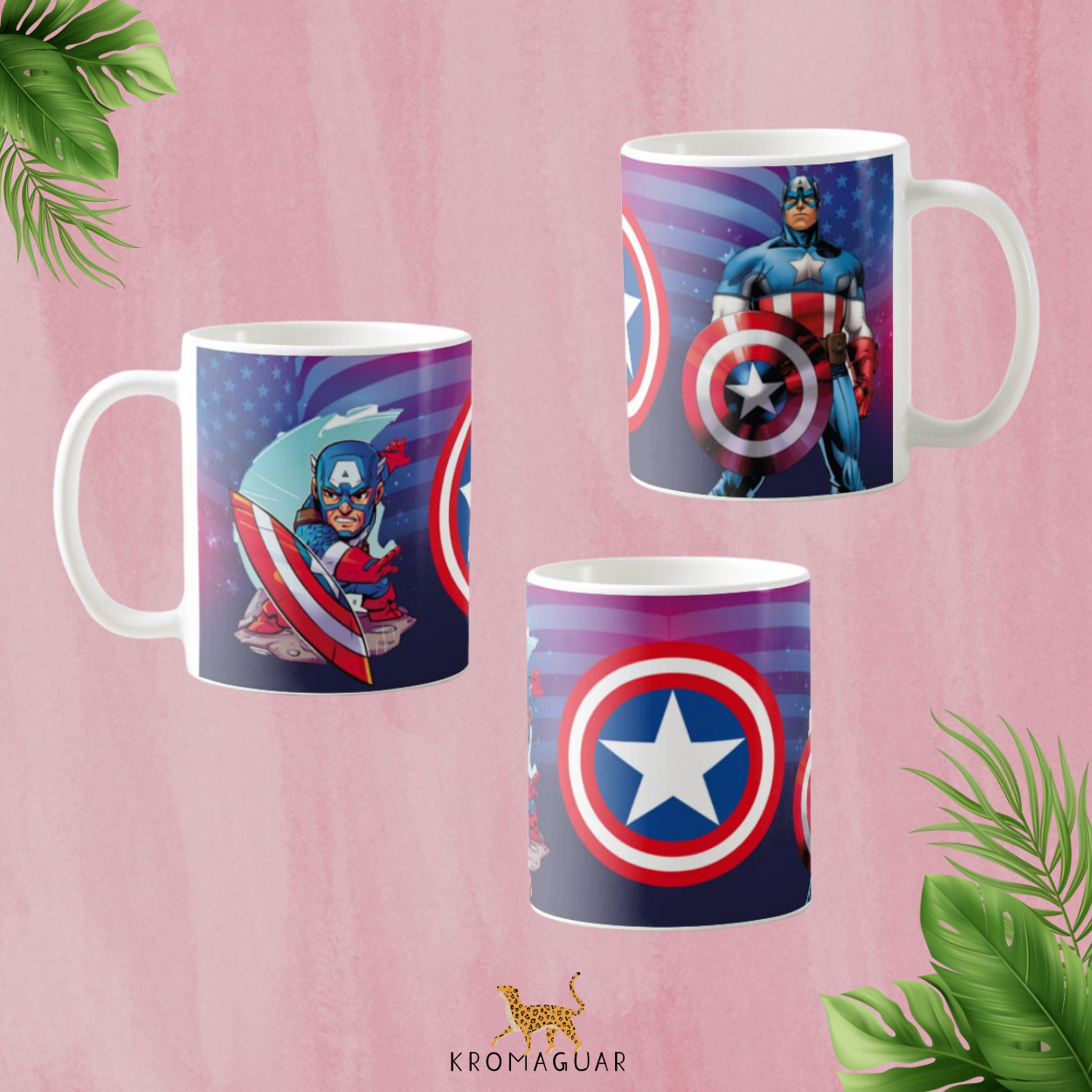 Taza Capitán America Marvel