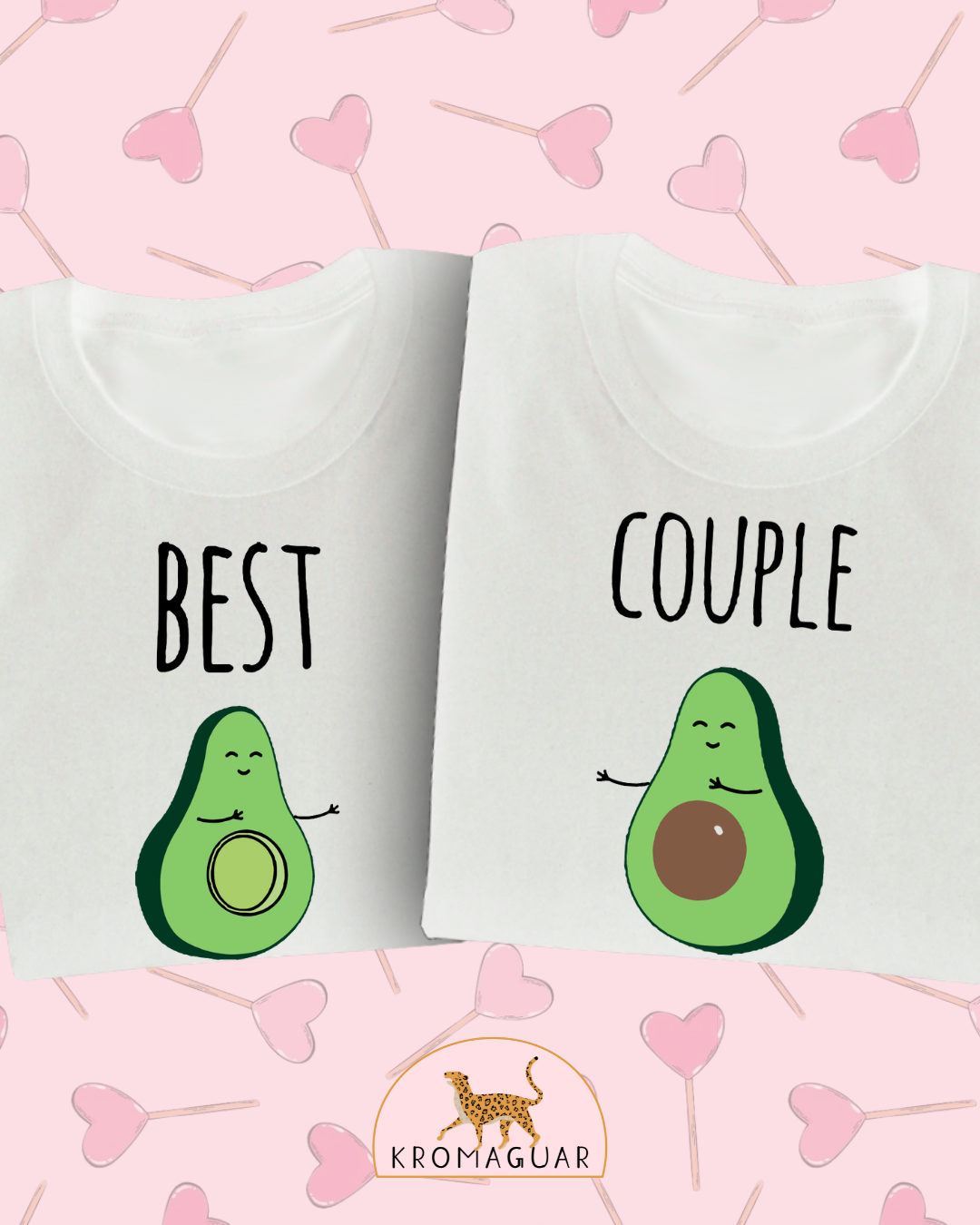 Set Poleras Pareja Best Couple Palta