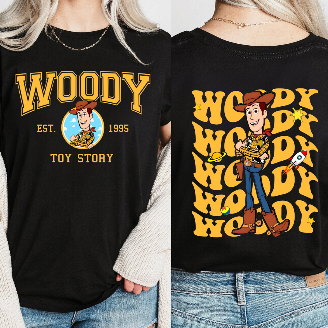 Polera Doble Woody Toy Story Disney Pixar