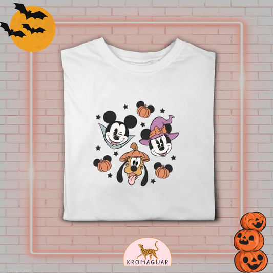 Polera Mickey, Minnie & Pluto Halloween Disney