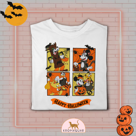Polera Mickey & Friends Happy Halloween Disney