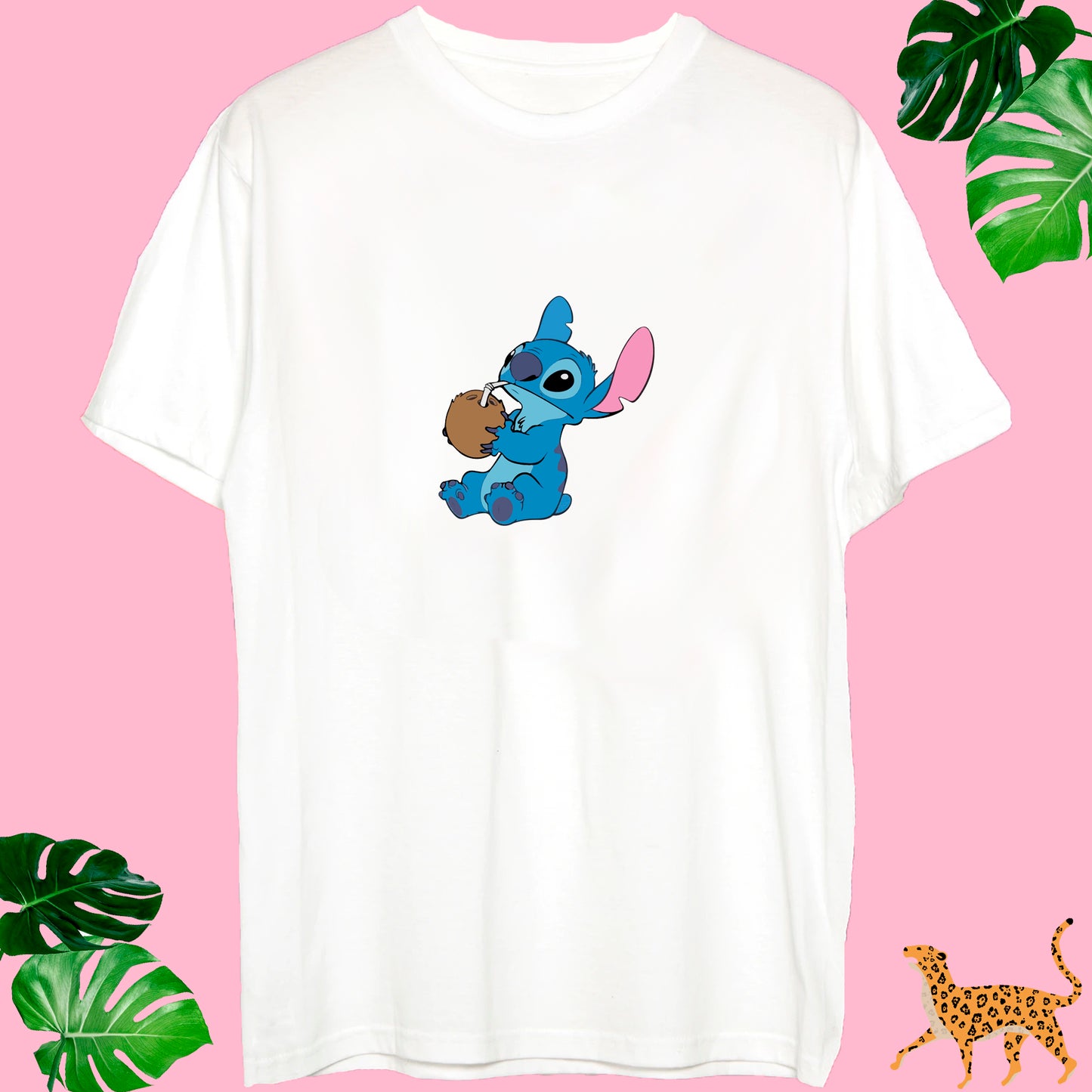 Polera Stitch Agüita de Coco Disney