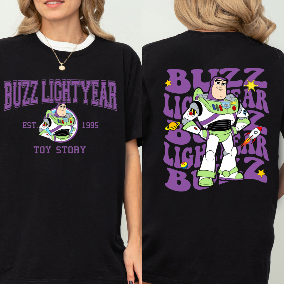 Polera Doble Buzz Lightyear Toy Story Disney Pixar