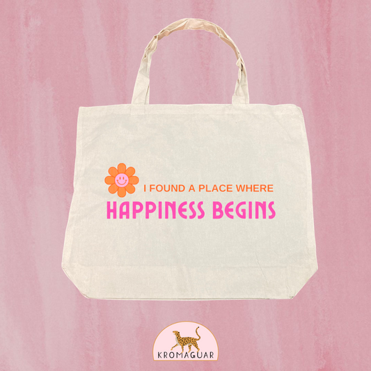 Tote Bag Happiness Begins Jonas Brothers