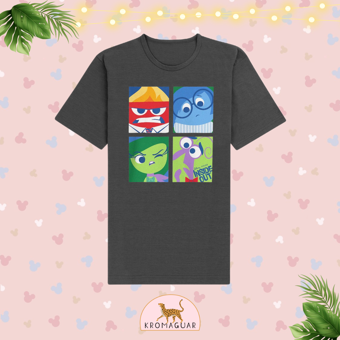Polera Inside Out Emotions Disney Pixar