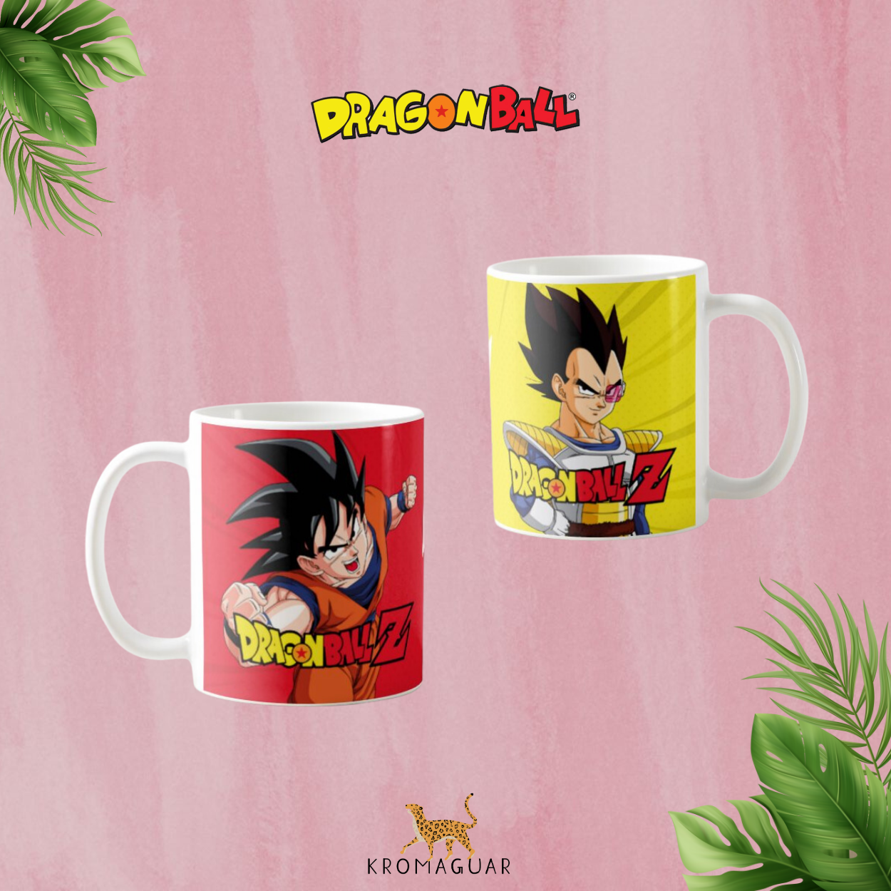 Taza Vegeta y Goku Dragon Ball Z