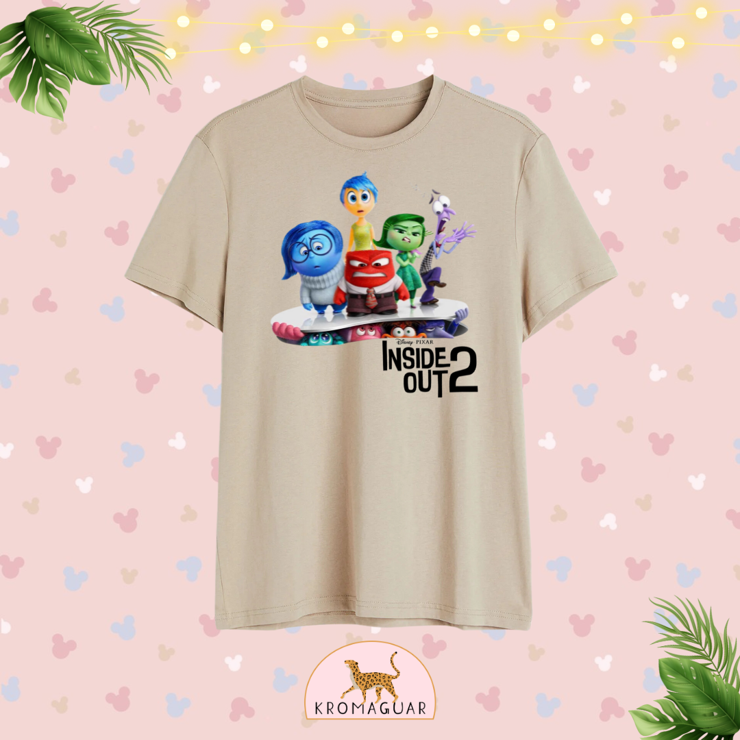 Polera Inside Out 2 Disney Pixar