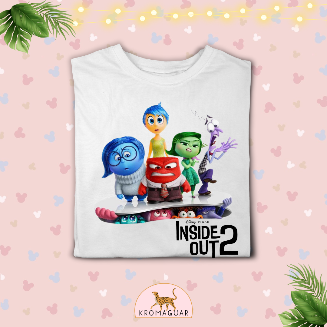 Polera Inside Out 2 Disney Pixar