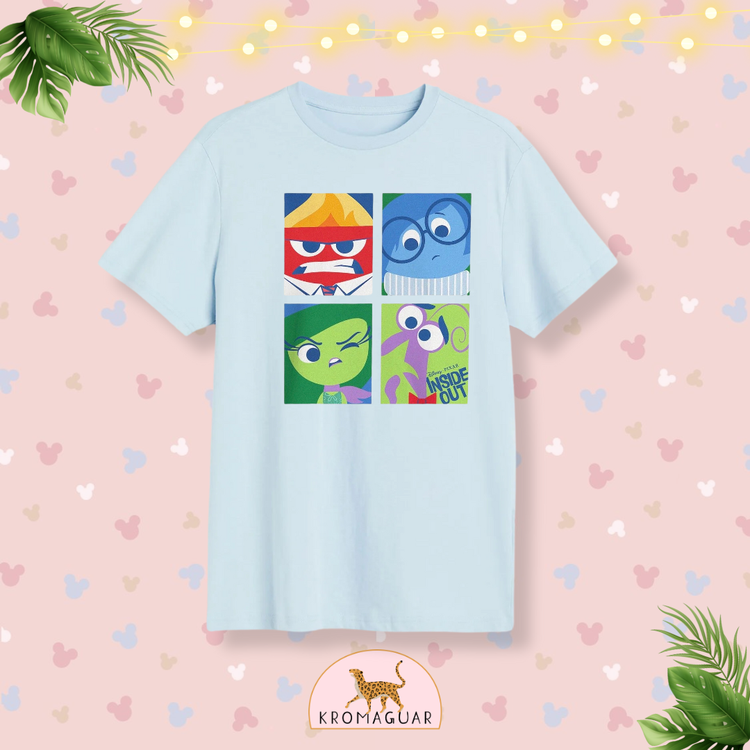 Polera Inside Out Emotions Disney Pixar