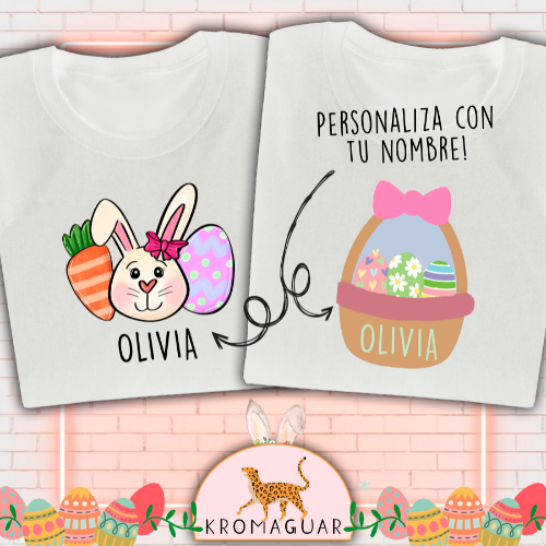Polera Pascua Personalizada Niños & Adultos