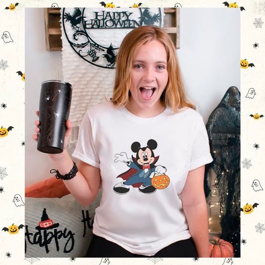 Polera Conde Mickey Halloween