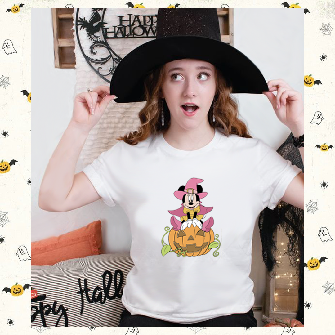 Polera Minnie Brujita Halloween