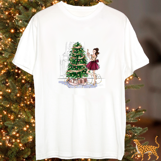 Polera Fancy Christmas Tree Navidad