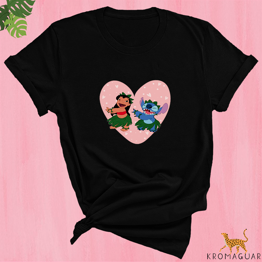 Polera Lilo & Stitch Corazón Disney