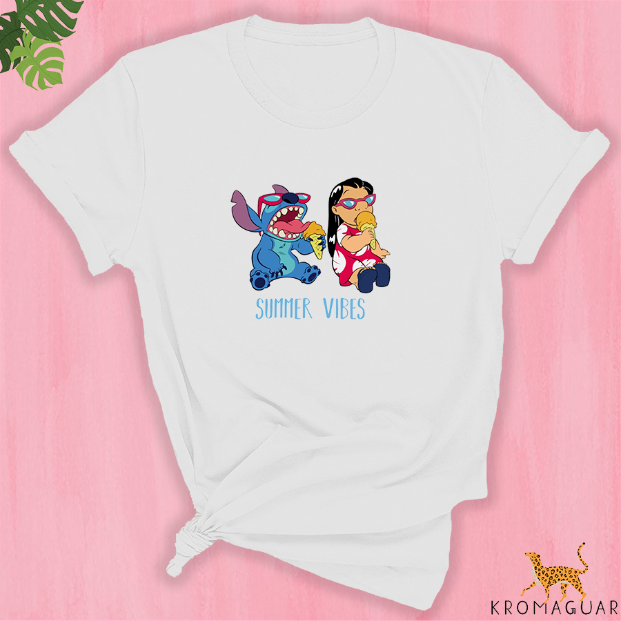 Polera Lilo Stitch Summer Disney kromaguarcl