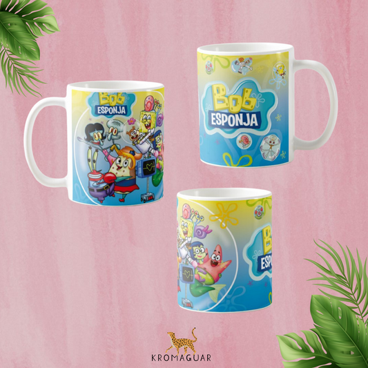 Taza Personajes Bob Esponja
