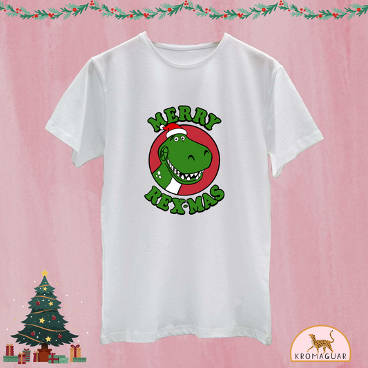 Polera Merry Rexmas Toy Story Pixar Disney Navidad