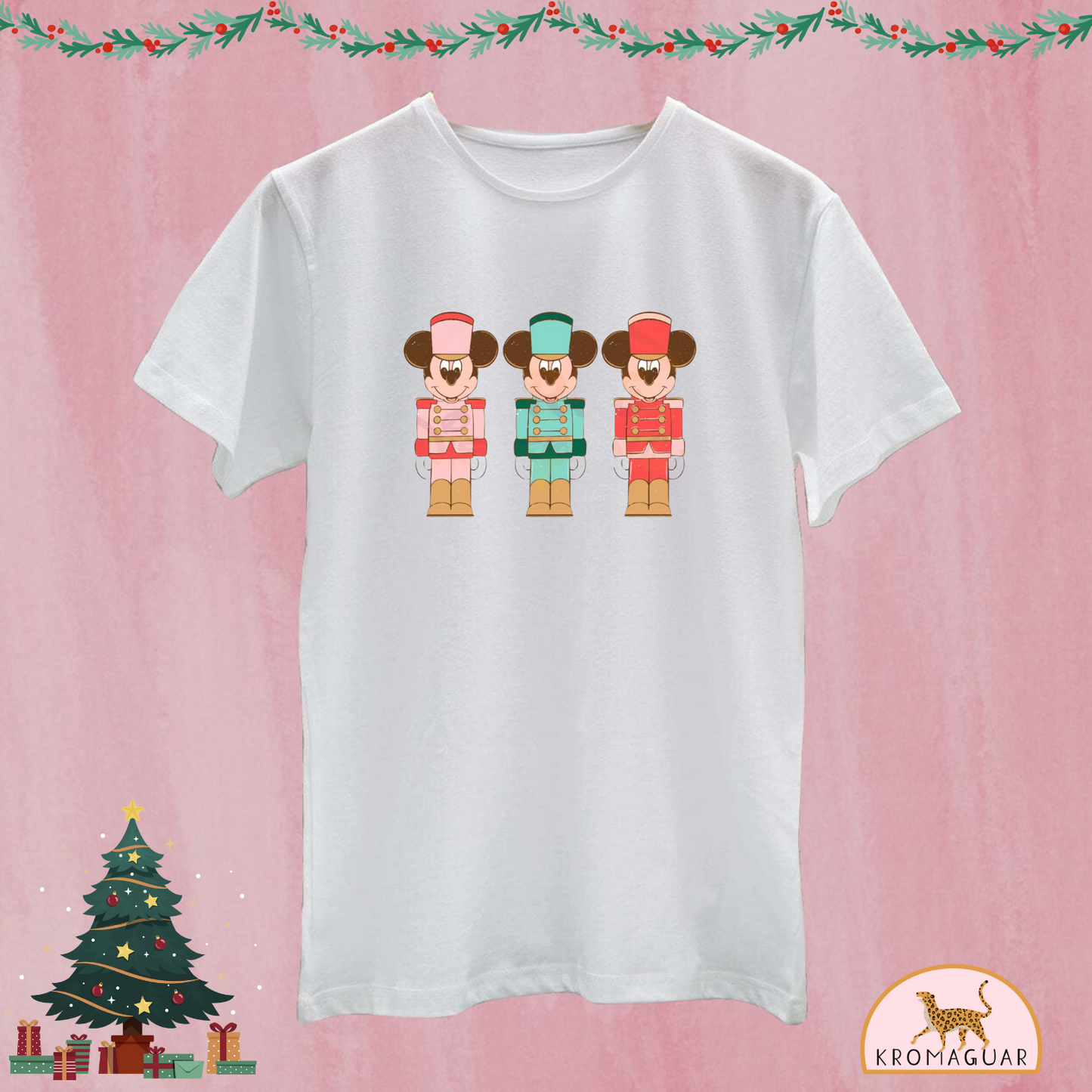 Polera Soldaditos Mickey Mouse Navideños Disney Navidad