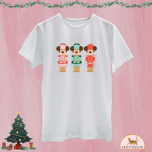 Polera Soldaditos Mickey Mouse Navideños Disney Navidad