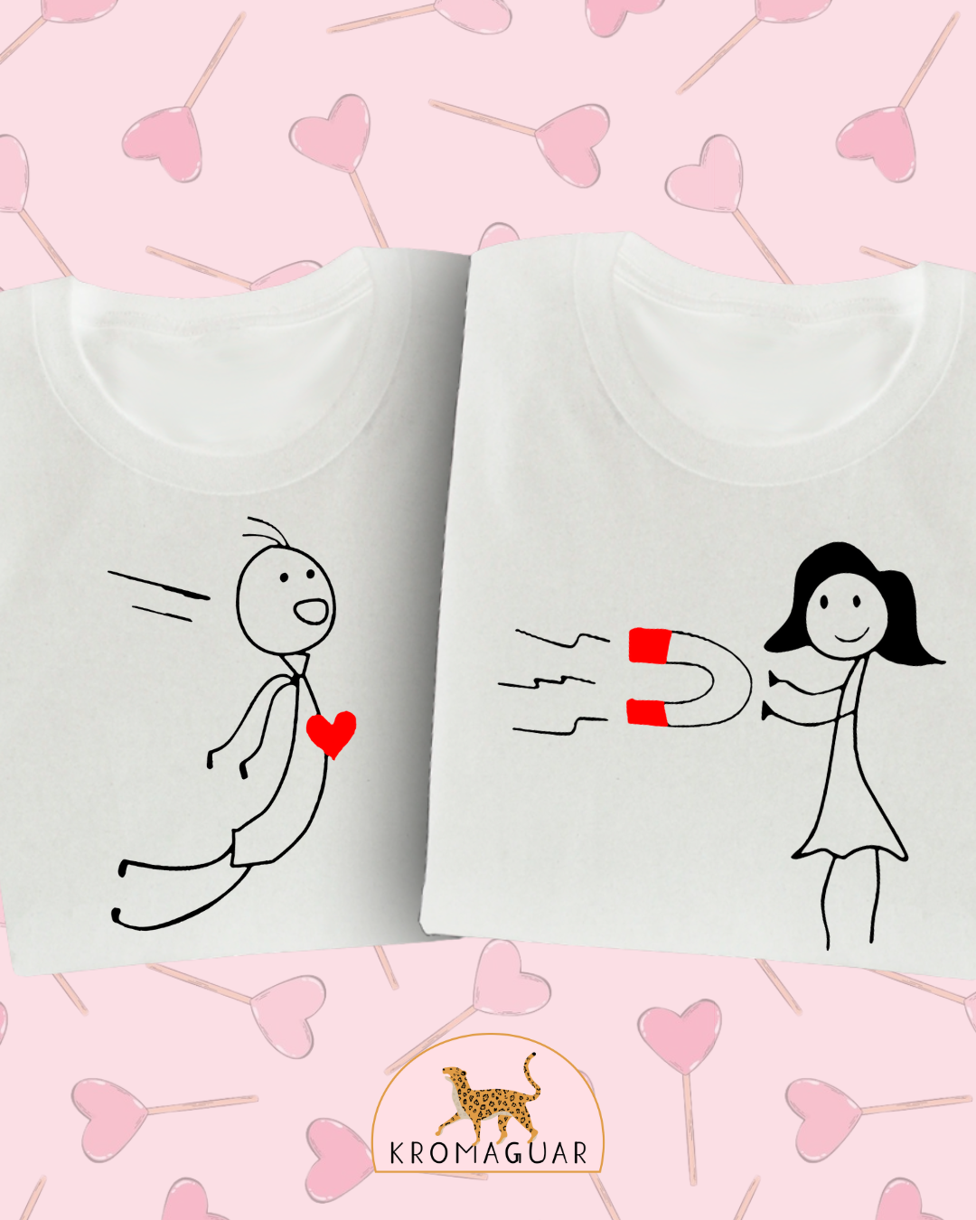 Set Poleras Pareja Iman