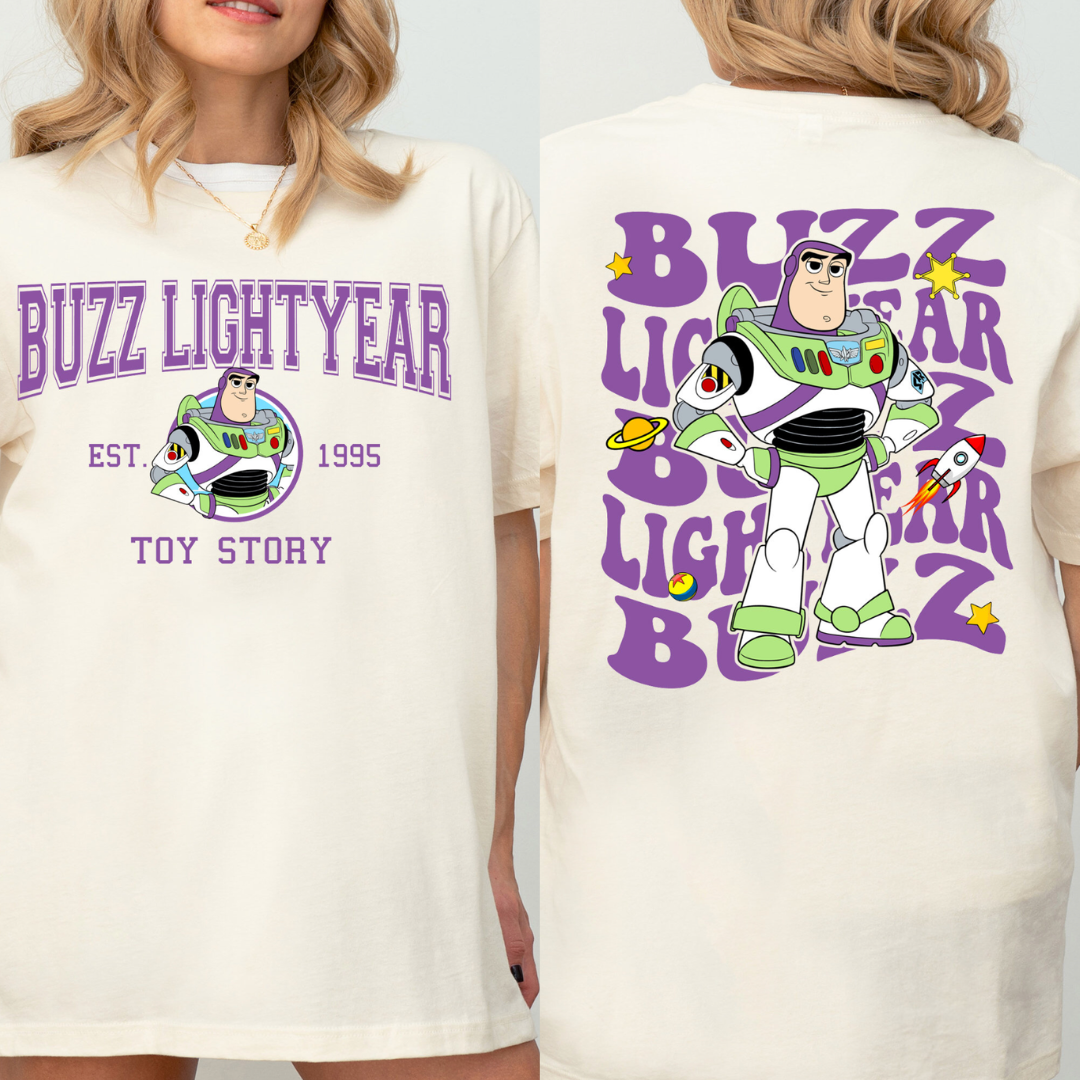 Polera Doble Buzz Lightyear Toy Story Disney Pixar