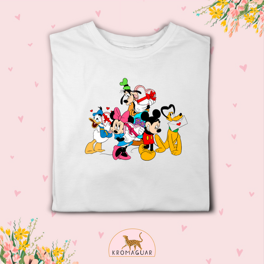 Polera Mickey y Sus Amigos San Valentín Disney
