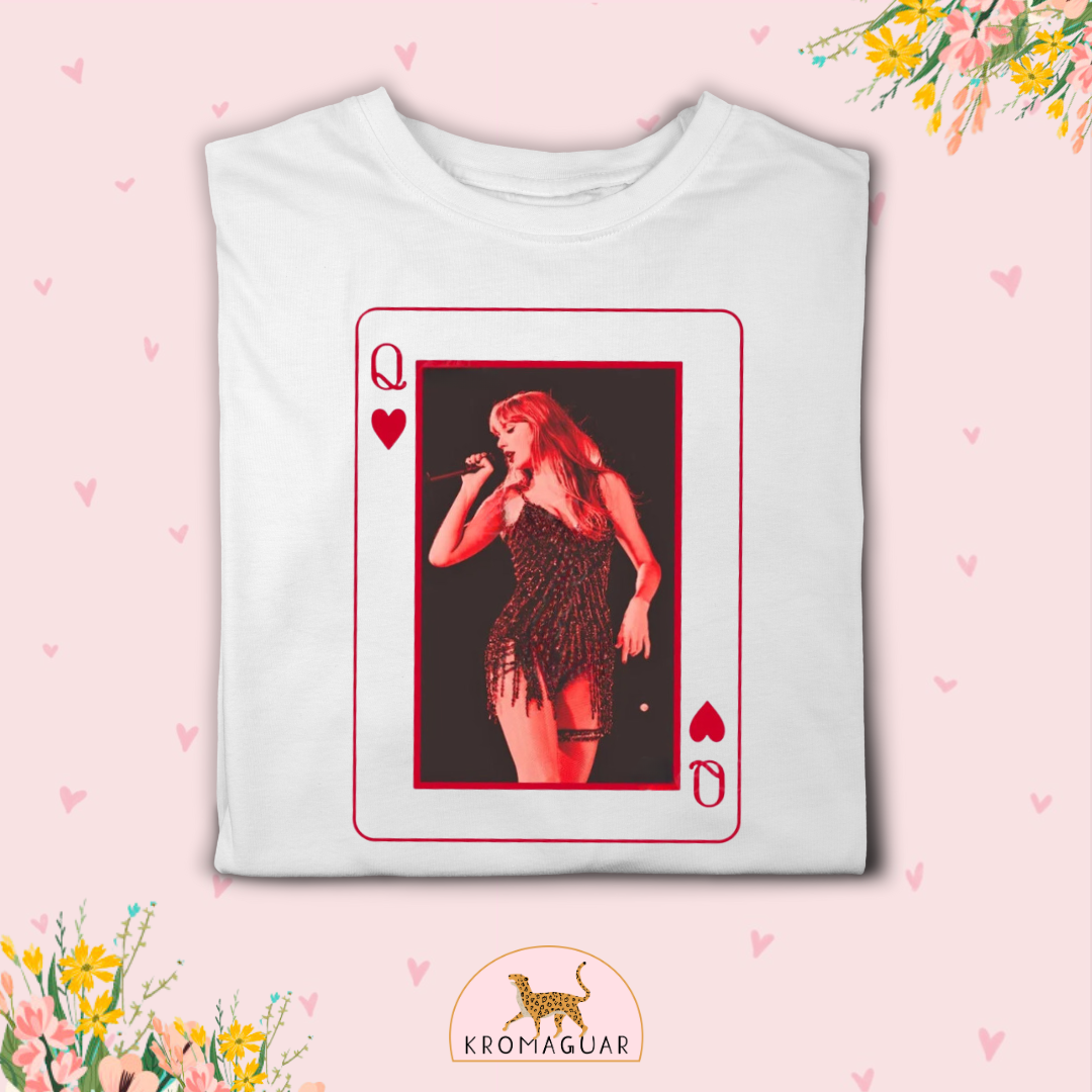 Polera Taylor Swift Queen Carta