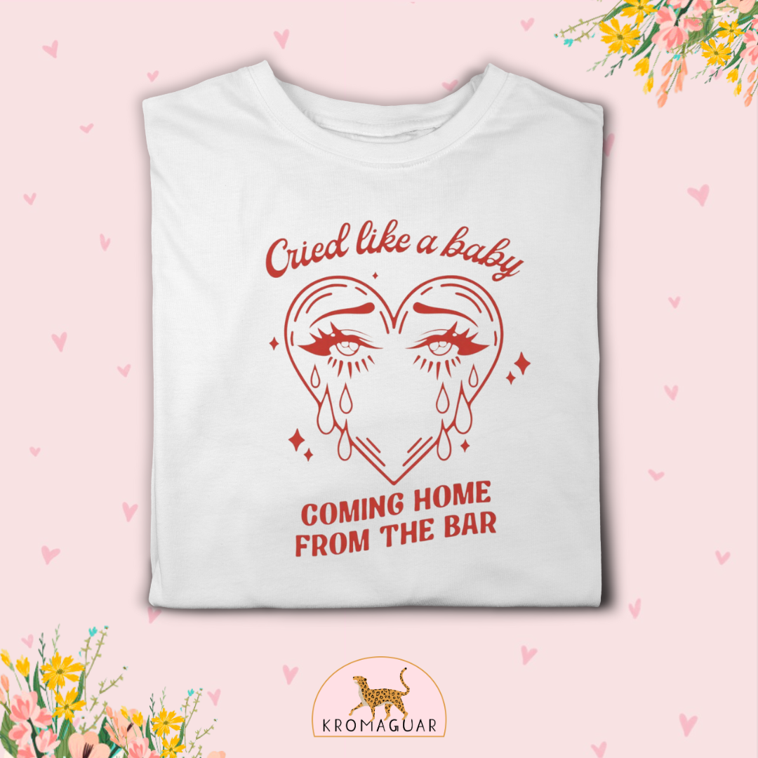 Polera Cried Like a Baby Taylor Swift