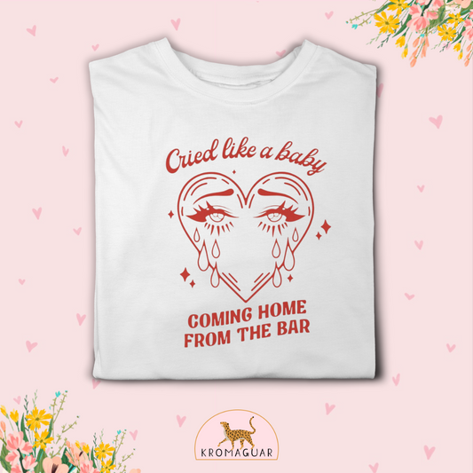 Polera Cried Like a Baby Taylor Swift