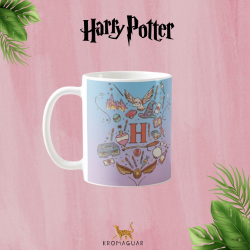 Taza Harry Potter Símbolos