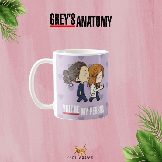 Taza You Are My Person Grey´s Anatomy Lila
