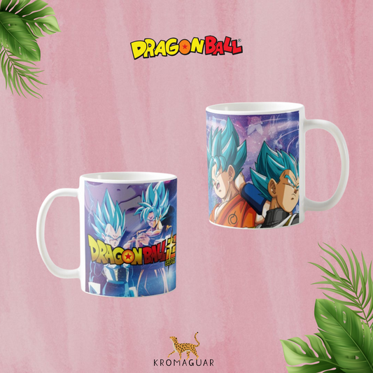 Taza Vegeta y Goku Dragon Ball