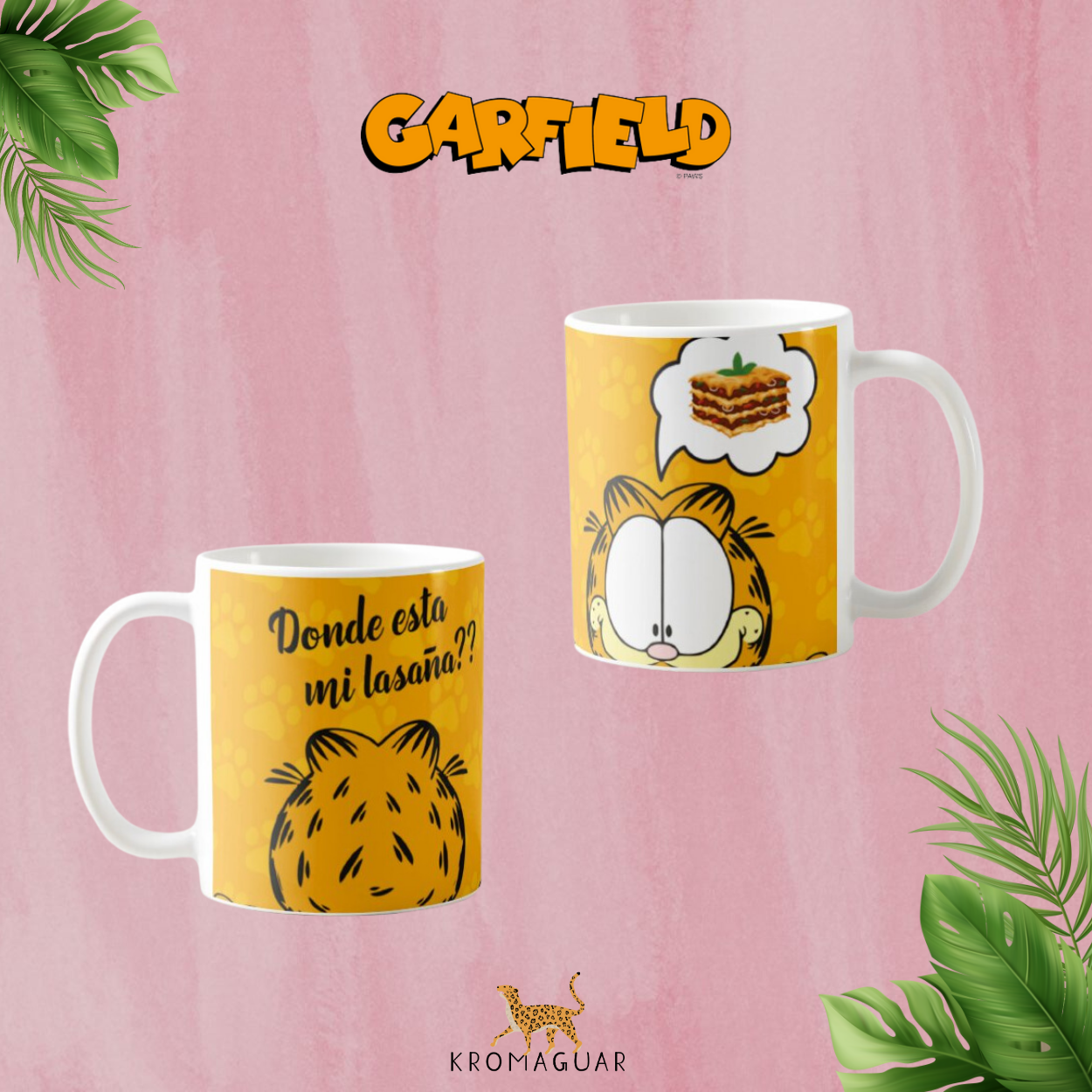 Taza Garfield Donde esta mi Lasaña?