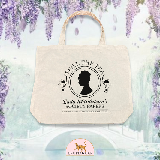 Tote Bag Spill The Tea Bridgerton
