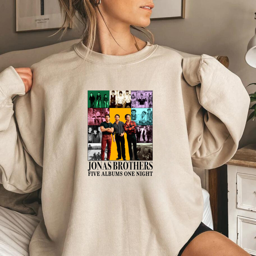 Polerón Jonas Brothers Five Albums One Night