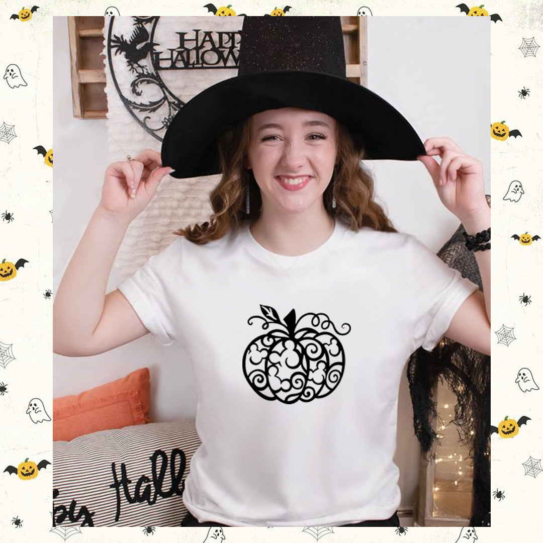 Polera Calabaza Silueta Halloween