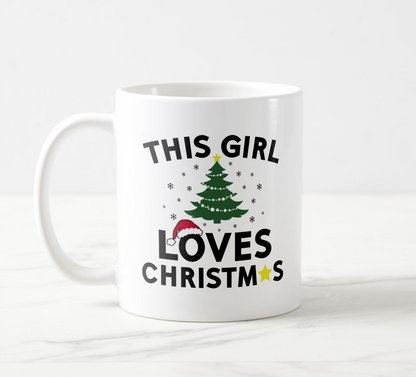 Taza This Girl Love Christmas Navidad