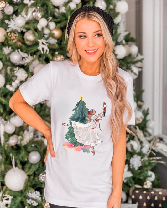 Polera Bailarina y Cascanueces Navidad